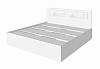 Кровать Соня СК-1.6 (Белый/Белый глянец)
