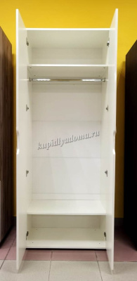 Шкаф для одежды Тренто (Белый/Белый глянец)